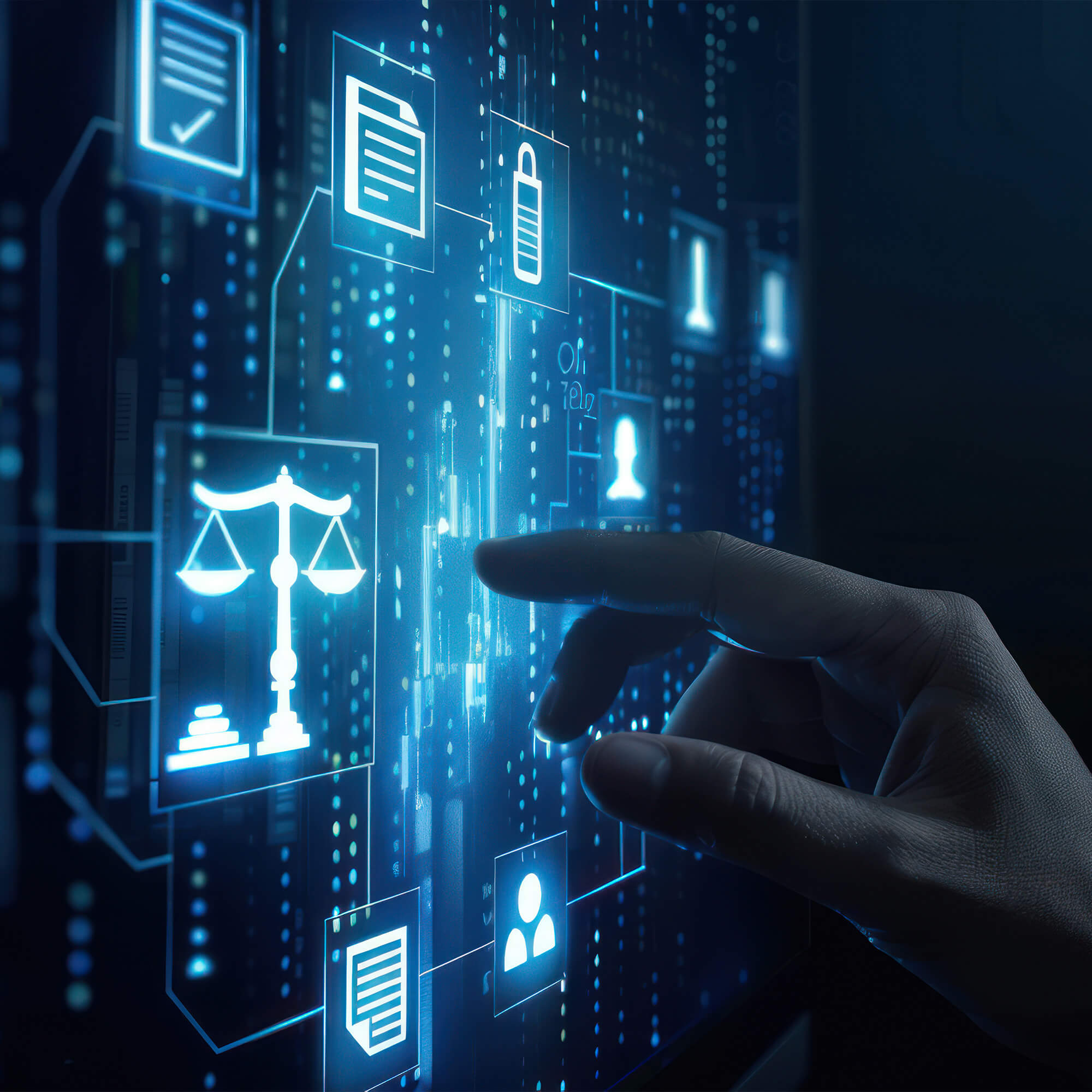 Representação da AR-Criptografada da Quite Agora como solução digital com validade jurídica, mostrando envio eletrônico seguro e prova de notificação.